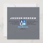 COOL BASEBALL Bar Bat Mitzvah Uitnodiging (Voorkant)