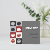 COOL BASEBALL Bar Mitzvah Répondre Carte RSVP (Debout devant)