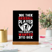 Cool Baseball inspiration mot art (Mariage)