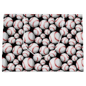 Cool baseball sport betegeld patroon groot cadeauzakje (Voorkant)