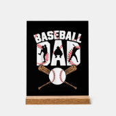 Cool Baseball Sports Papa mot art (Recto)