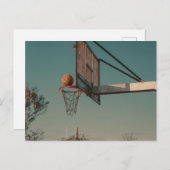 Cool Basketbal Briefkaart (Voorkant / Achterkant)