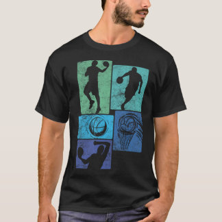 Cool Basketbal Ontwerp Basketbal Speler Sport T-shirt