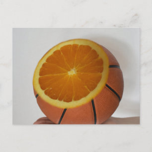 Cool basketbal ontwerp briefkaart