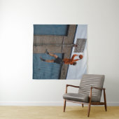 Cool Basketbal Wandkleed (In Situ (horizontaal))