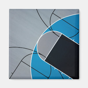 Cool Basketball Artwork Magneet