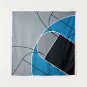 Cool Basketball Artwork Wandkleed (Voorkant)