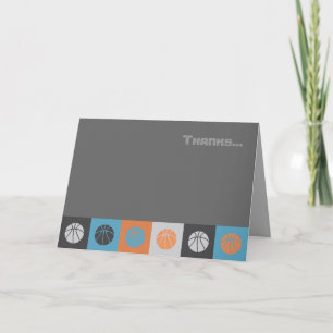 COOL BASKETBALL Bar Bat Mitswa Dank u kaart