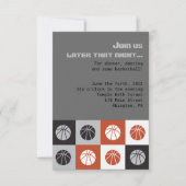 COOL BASKETBALL Bar Mitzvah Invitation (Devant)