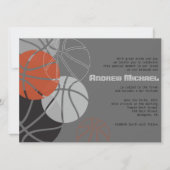 COOL BASKETBALL Bar Mitzvah Invitation (Devant)