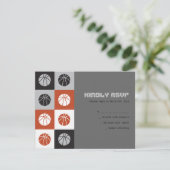 COOL BASKETBALL Bar Mitzvah Invitation (Debout devant)