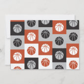 COOL BASKETBALL Bar Mitzvah uitnodiging (Achterkant)