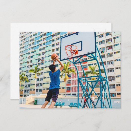 Cool Basketball Gift Briefkaart (Voorkant / Achterkant)