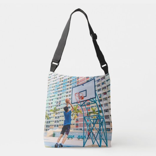 Cool Basketball Gift Crossbody Tas (Voorkant)