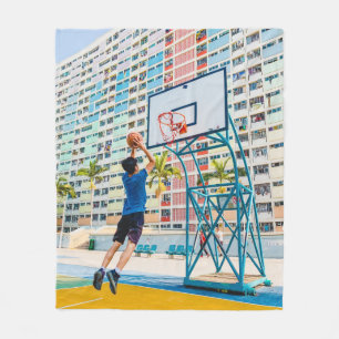 Cool Basketball Gift Fleece Deken