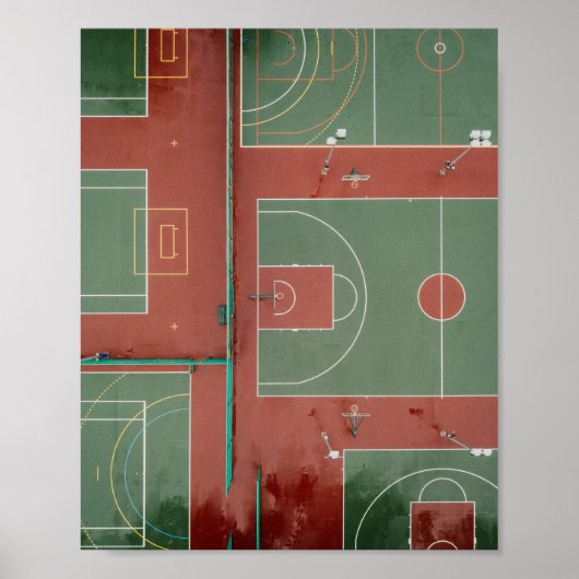 Cool Basketball Gift Poster (Voorkant)