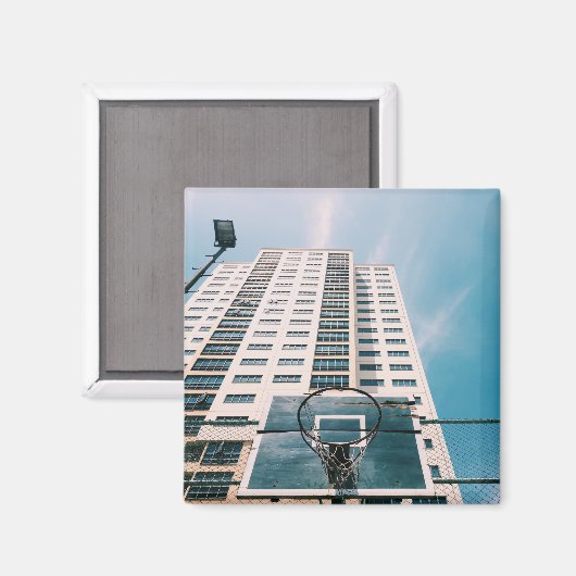 Cool Basketball Hoop Magneet (Voorkant / Achterkant)