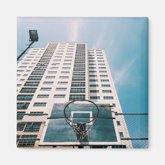 Cool Basketball Hoop Magneet (Voorkant)