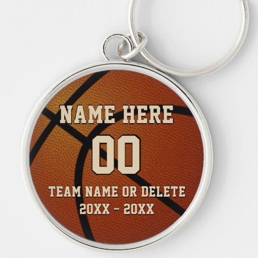 Cool Basketball Senior Night Gifts PERSONALIZED Sleutelhanger (Voorkant)
