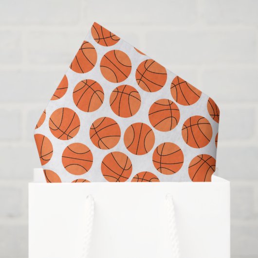 cool basketbalsportpatroon tissuepapier (Cadeauzakje)