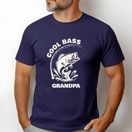 Cool Bass Grandpa T-shirt