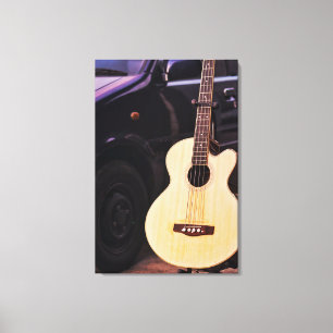 Cool Bass Guitar Canvas Afdruk