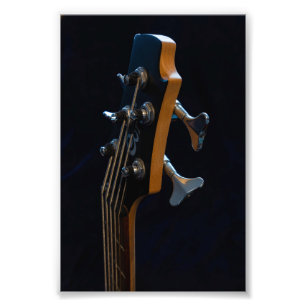 Cool Bass Guitar Foto Afdruk