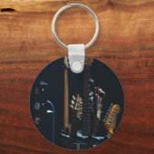 Cool Bass Guitar Sleutelhanger (Voorkant)