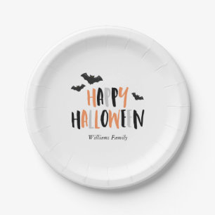 Cool Bats Halloween Party Papieren Bordje