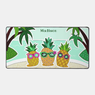 Cool Beach Ananas nom personnalisé
