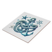 Cool beach anchor starfish  tegeltje (Zijkant)