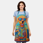 Cool Beach Dog Schort (Gedragen)