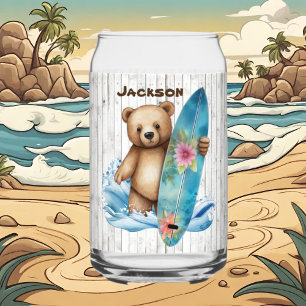 Cool beach house beer naam toevoegen blikvorm glas