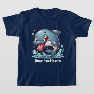 Cool Beach tekst unisex kinder dolfijn toevoegen T-shirt