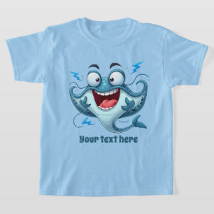 Cool Beach voeg tekst unisex kinder stekelrog toe T-shirt