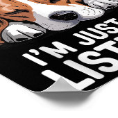 Cool Beagle Design For Men Women Dog Themed Beagle Poster (Hoek)