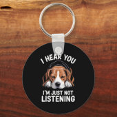 Cool Beagle Design For Men Women Dog Themed Beagle Sleutelhanger (Voorkant)