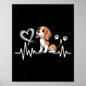 Cool Beagle ontwerp voor mannen vrouwen Kinder hon Poster (Voorkant)