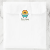 Cool Bean Ronde Sticker (Tas)