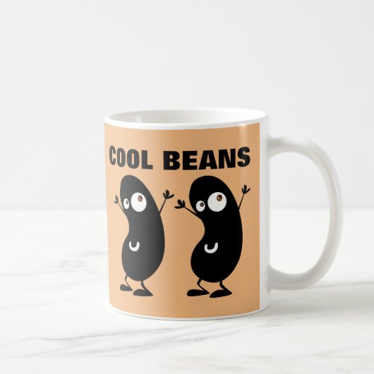 Cool Beans Funny Coffee Mok (Rechts)