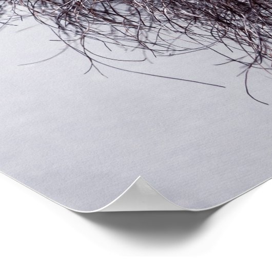 Cool Beard en Mustache poster (Hoek)