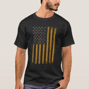 Cool Bee Keeper Art Voor Mannen Vrouwen US Flag Ho T-shirt