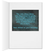 Cool Beer en Fox Animal Birthday (Binnen (Rechts))