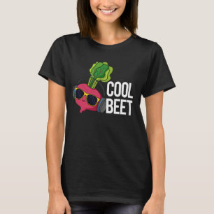 Cool Beet Grappig Veggie Pun Dark BG T-shirt