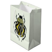 Cool Beetle Bug Art Insect Lover Medium Cadeauzakje (Voorkant Gekanteld)