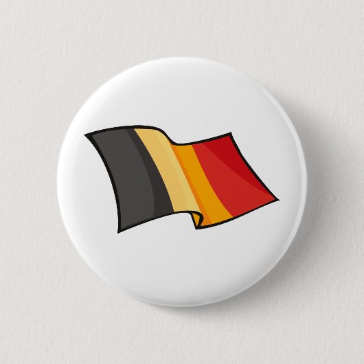 Cool Belgium Flag Ronde Button 5,7 Cm (Voorkant)