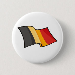 Cool Belgium Flag Ronde Button 5,7 Cm