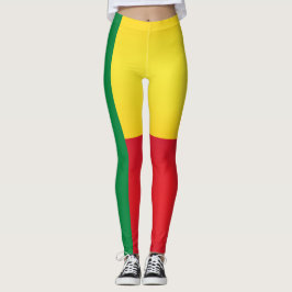 Cool Benin Flag Mode Leggings