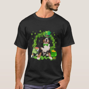 Cool Bernese Mountain Dog Irish Saint Patrick D T-shirt
