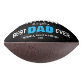 Cool 'BEST DAD EVER' foto- en naamcadeau American Football (Gedraaid 90)